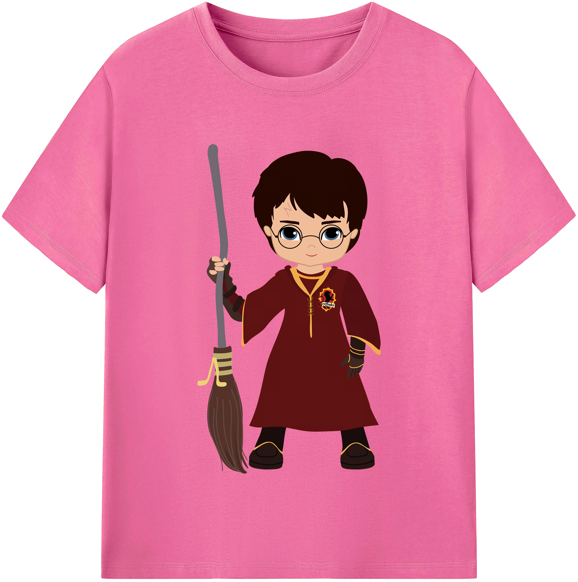 （画像用） Harry Potter ハリー・ポッターシリーズ レディースカジュアルプリントTシャツ（綿100％）